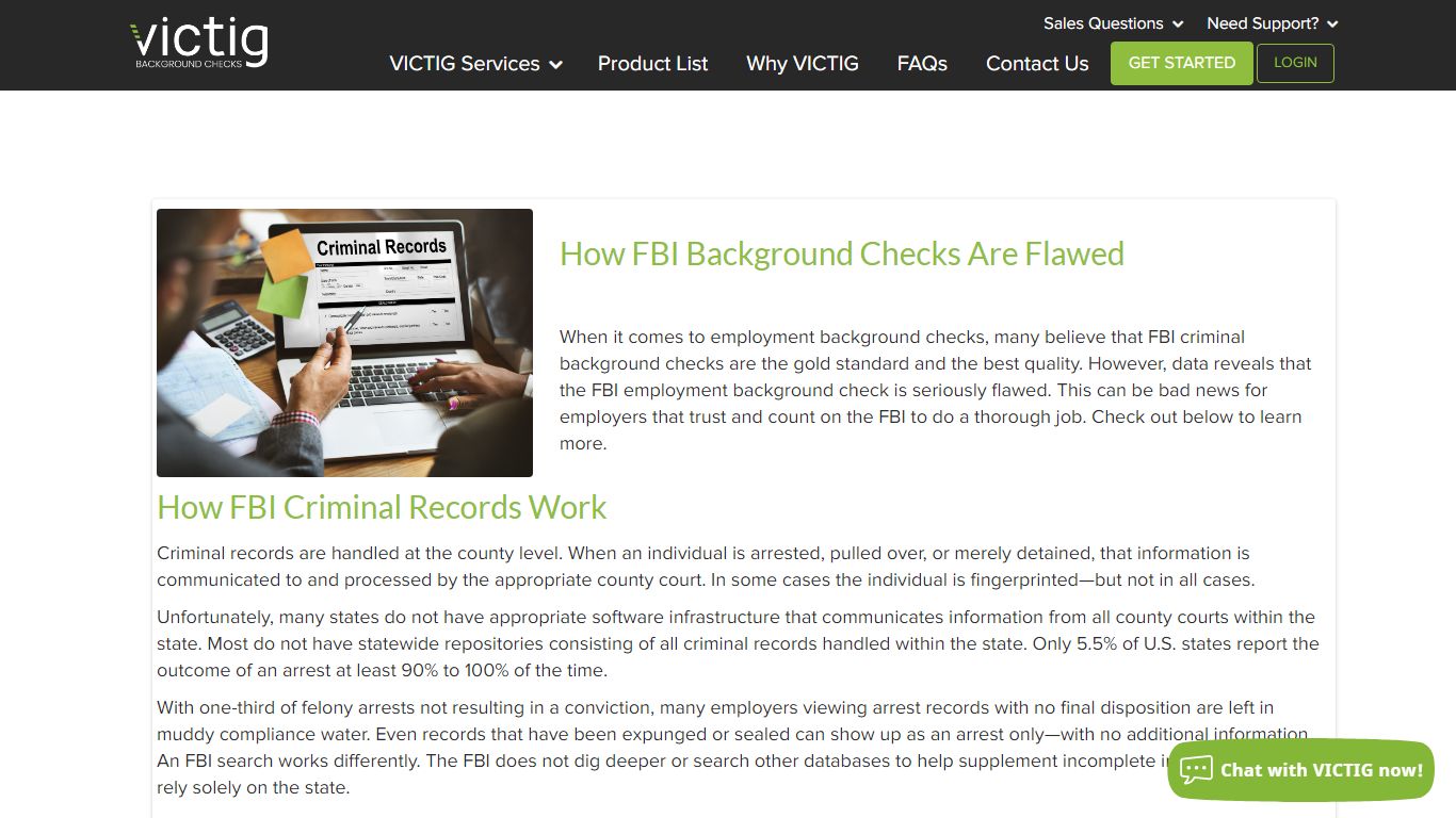 How FBI Background Checks Are Flawed - VICTIG | Screening Solutions